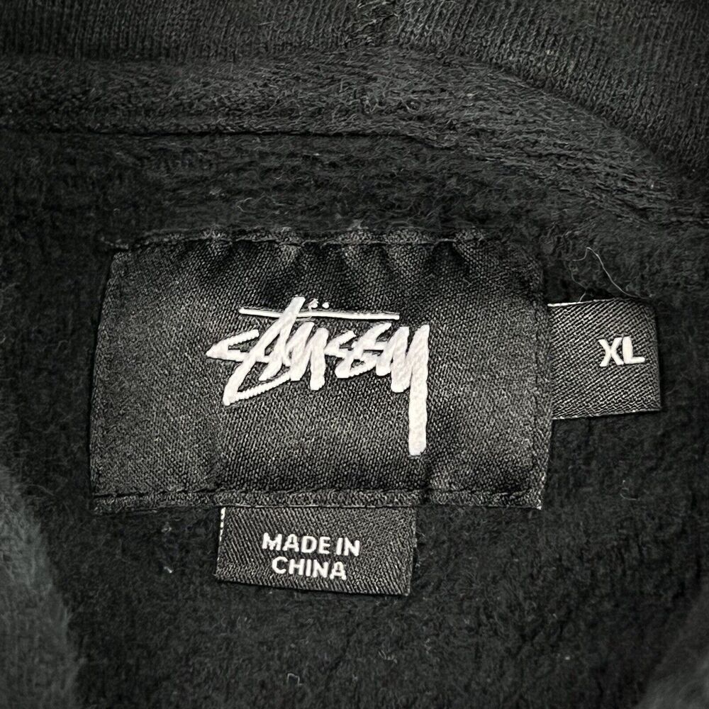 Stussy Essential Basic Embroidered Logo Hoodie Pu… - image 8